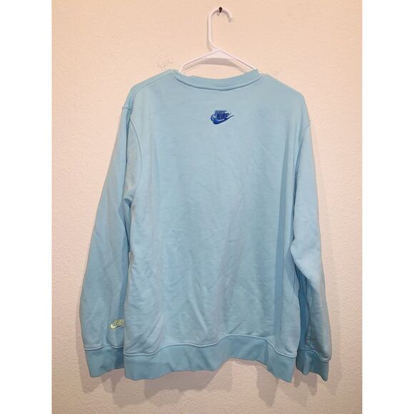 Vintage Nike Sweatshirt crew neck logos stained 90s - Picture 4 of 10